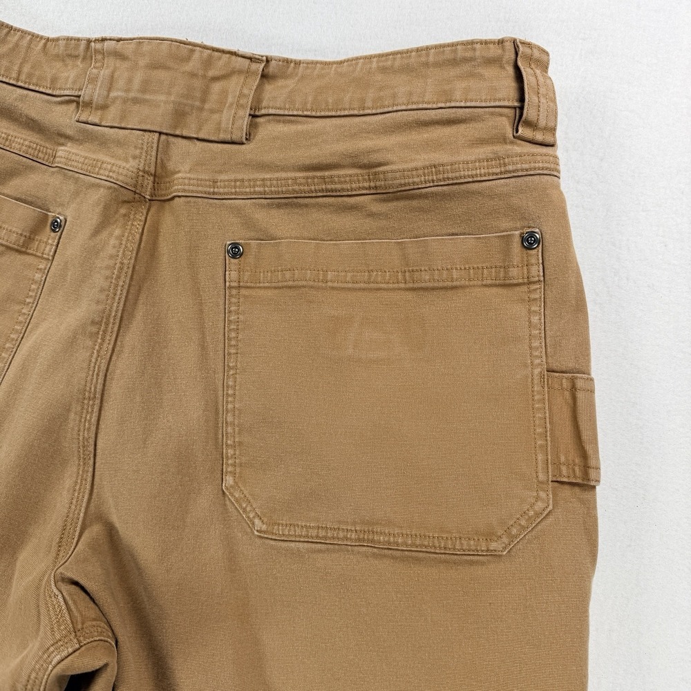 Mens Duluth Trading Flex Fire Hose Shorts Utility Workwear Brown Size 38 Canvas - Picture 8 of 10